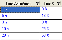 Focus on your most important projects each week and decide how much time to commit to them